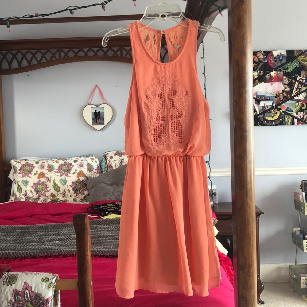 Peach dress- Gianni Bini